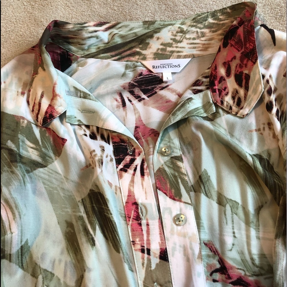 Northern Reflections Sheer Top Large